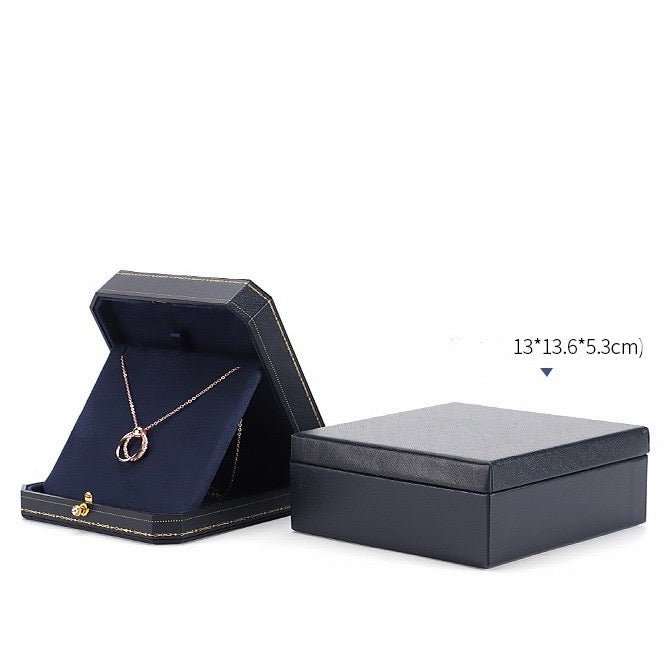 Imitation Leather Jewelry Box - Hastella.J