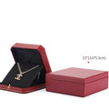  Large red pendant box (snap buckle without diamond)