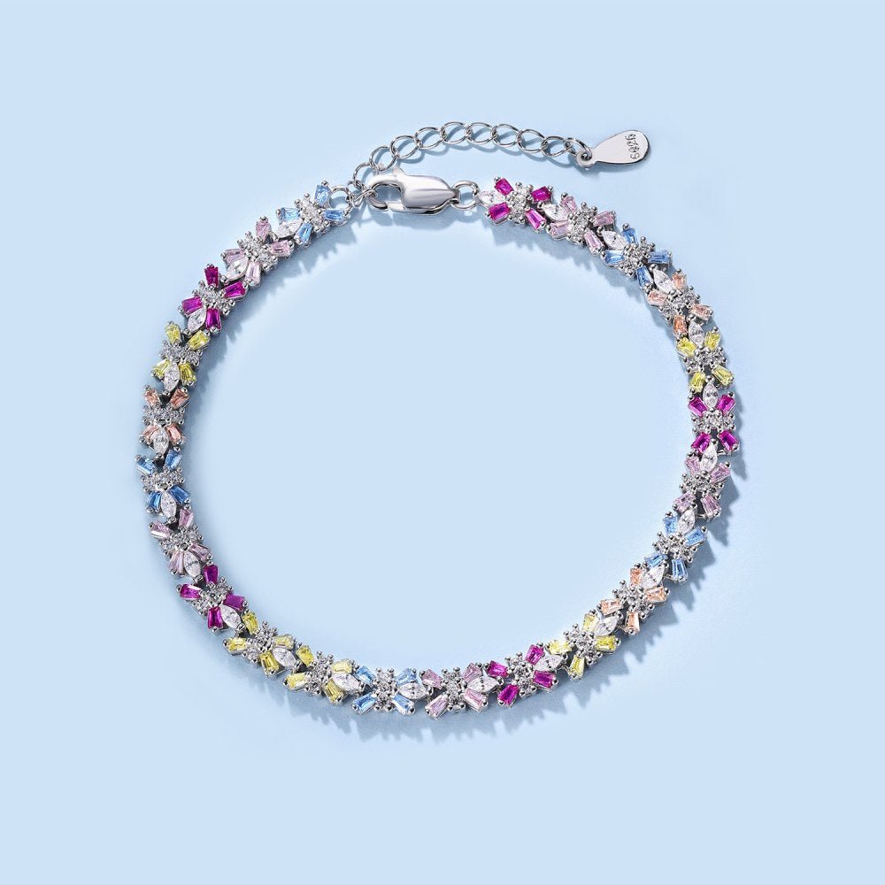 Marquise flower design niche delicate bracelet - Hastella.J