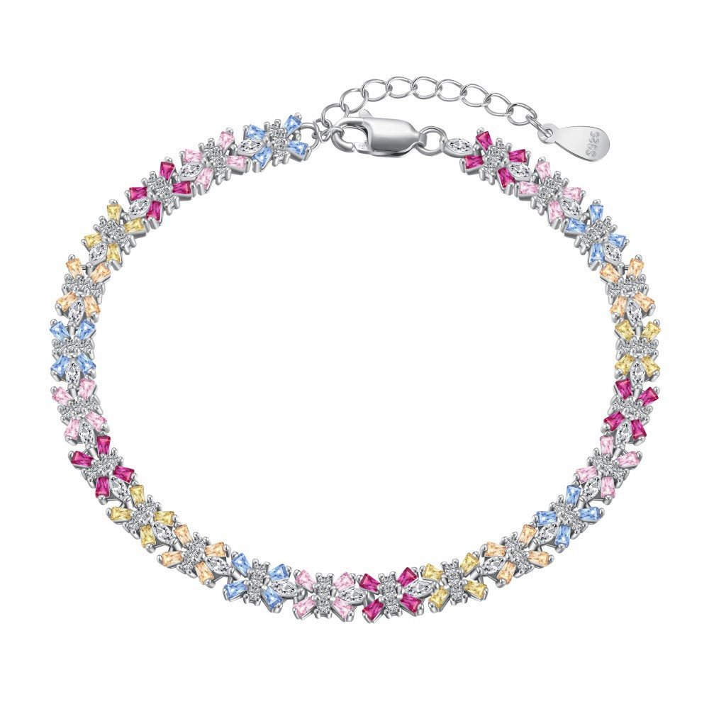 Marquise flower design niche delicate bracelet - Hastella.J