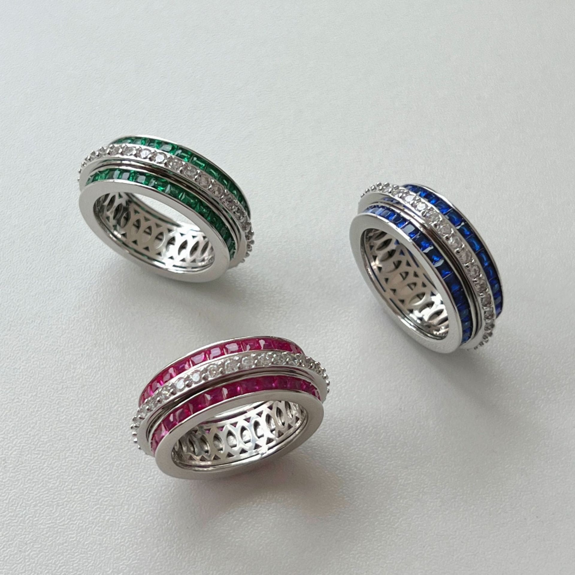 Nano color turning fate gear ring - Hastella.J