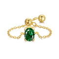  Green w/ Gold Chain