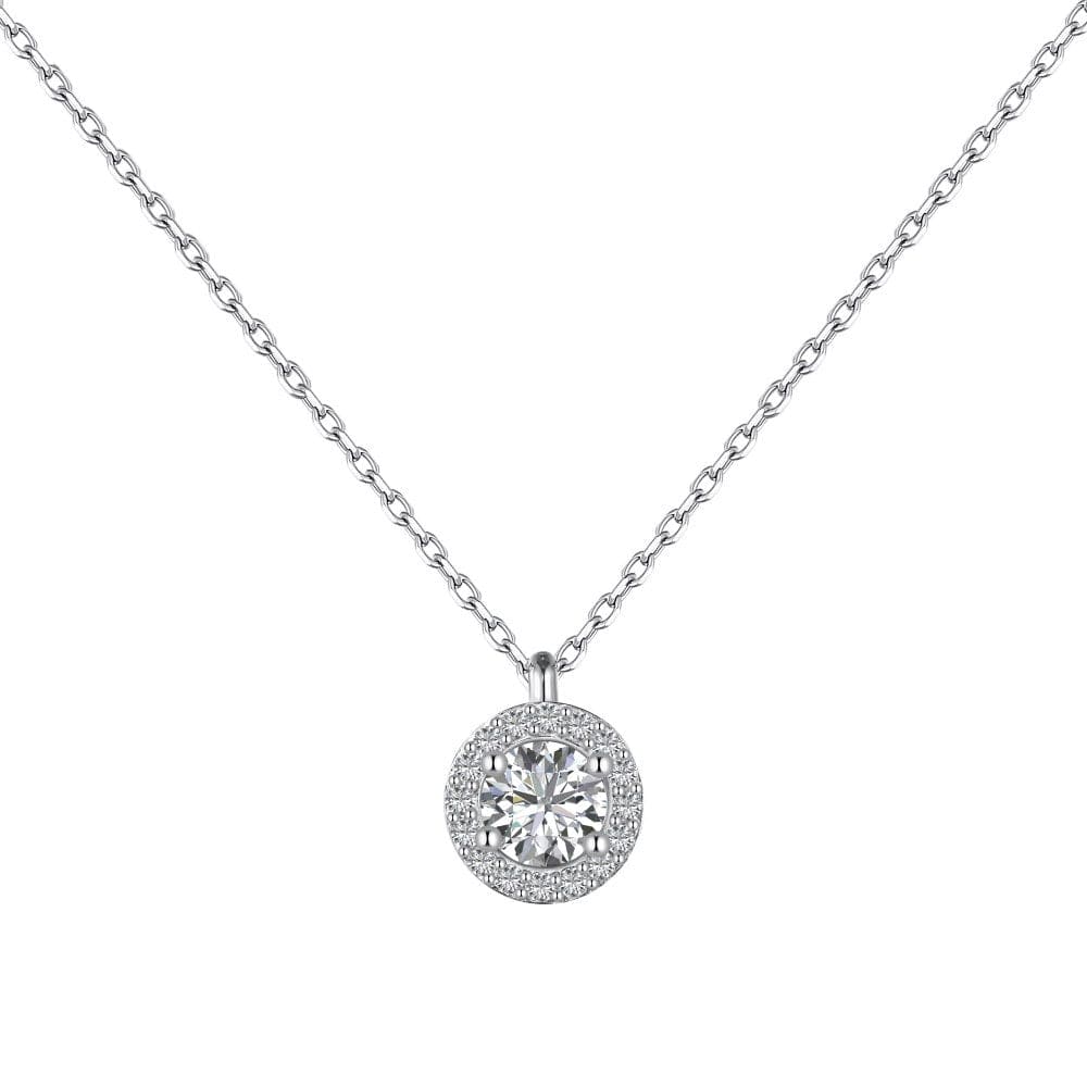 Pendant collarbone zircon necklace - Hastella.J