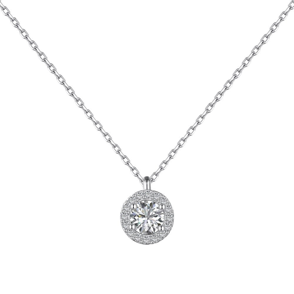 Pendant collarbone zircon necklace - Hastella.J