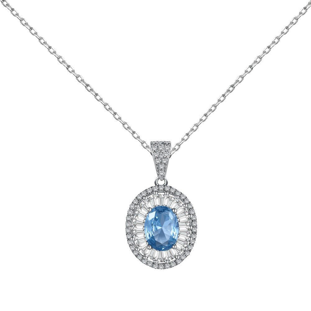 Pendant collarbone zircon necklace - Hastella.J