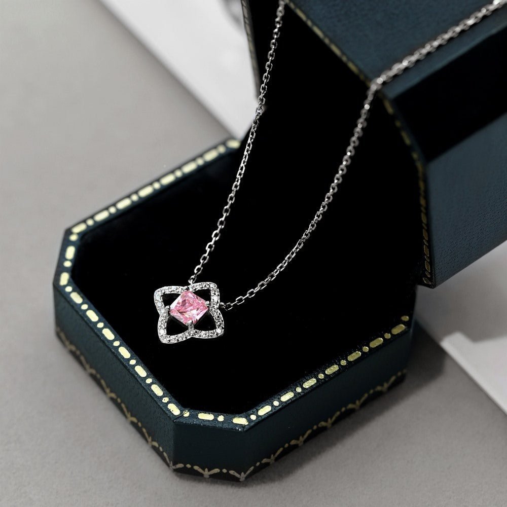 Pendant collarbone zircon necklace - Hastella.J