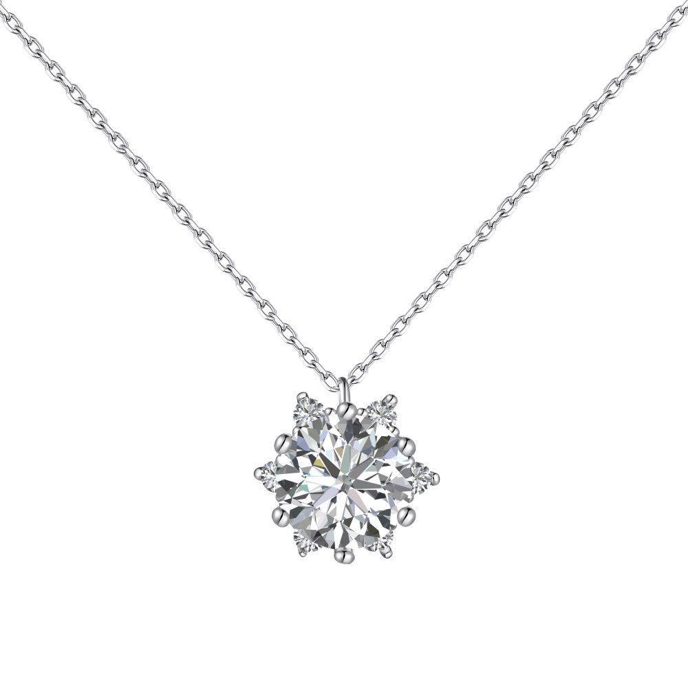 Pendant collarbone zircon necklace - Hastella.J