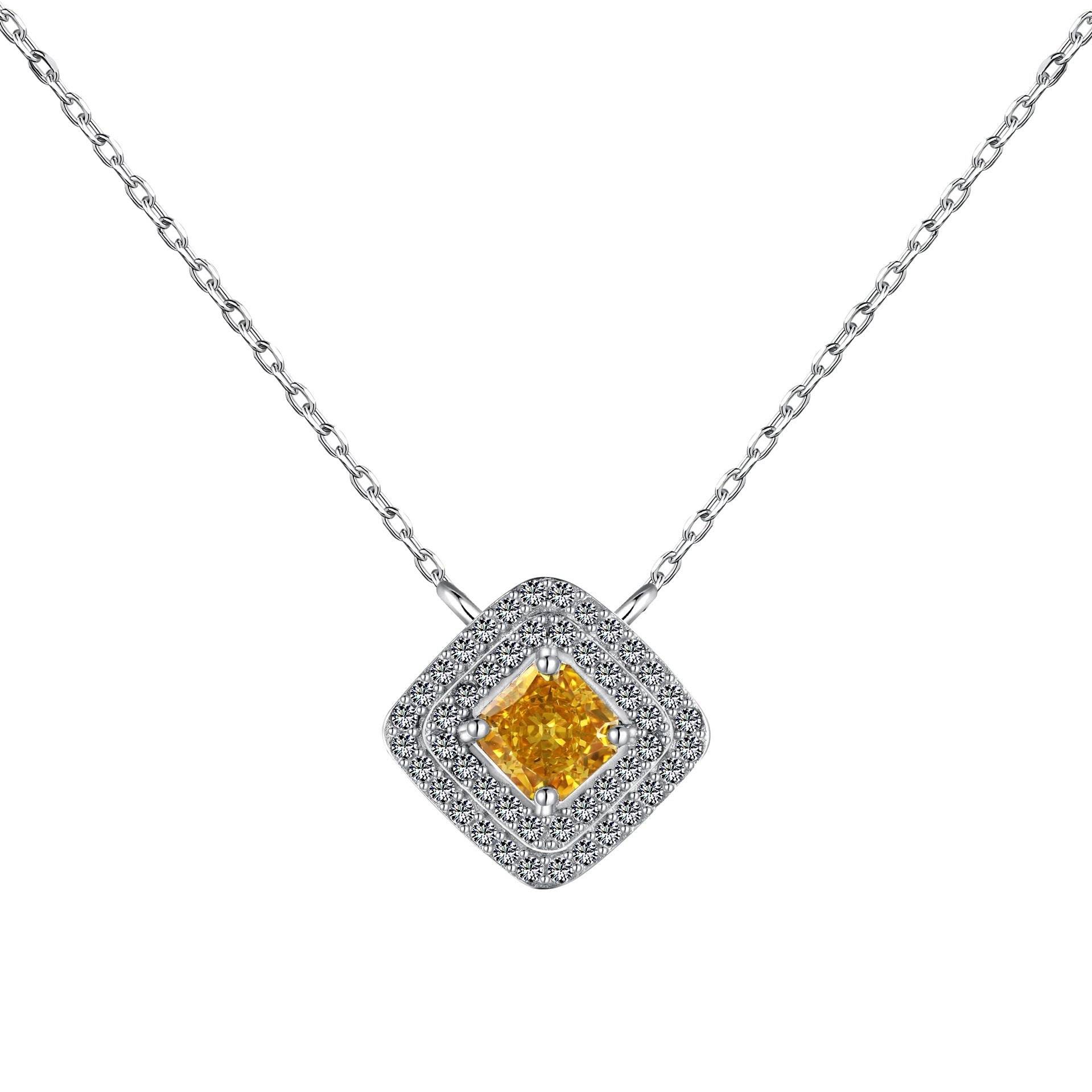 Pendant collarbone zircon necklace - Hastella.J