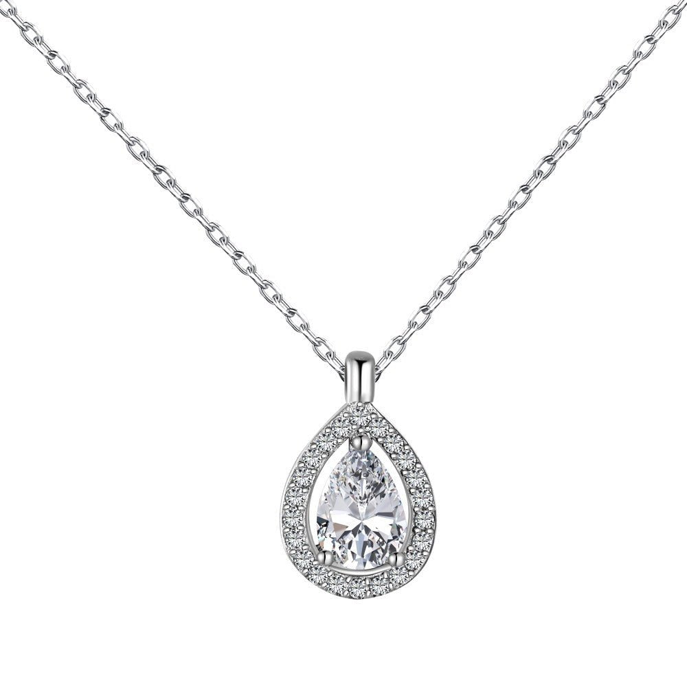 Pendant collarbone zircon necklace - Hastella.J