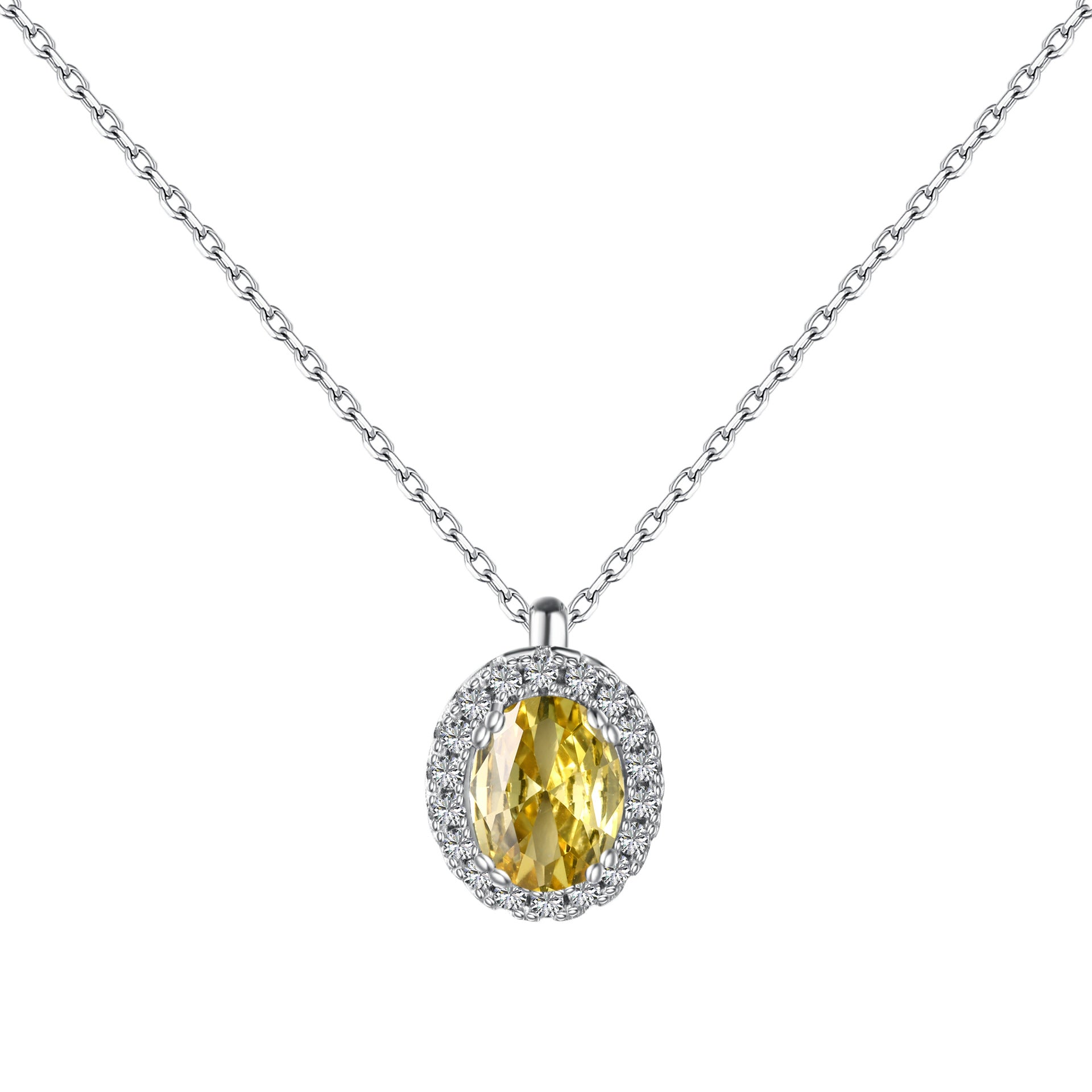 Pendant collarbone zircon necklace - Hastella.J