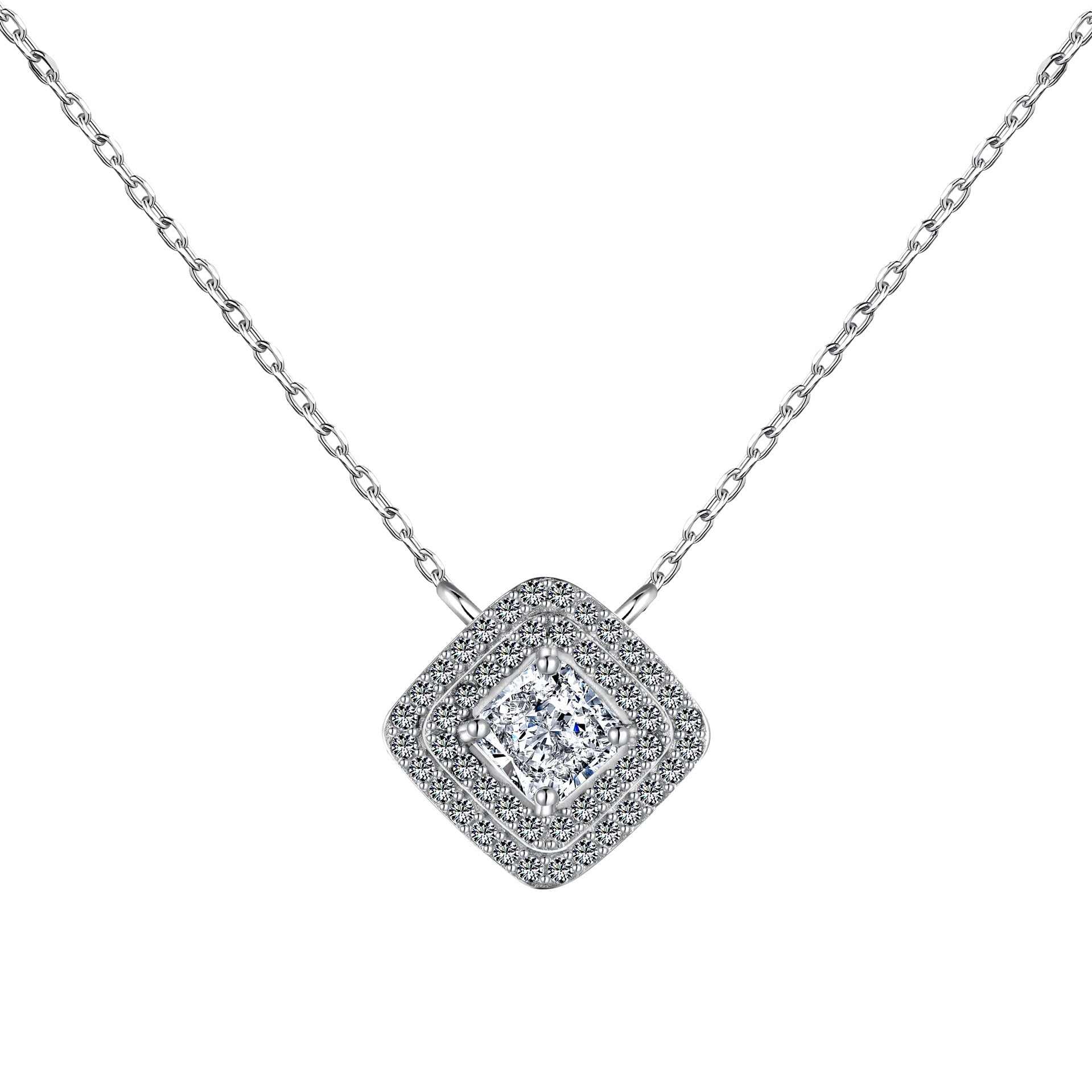 Pendant collarbone zircon necklace - Hastella.J