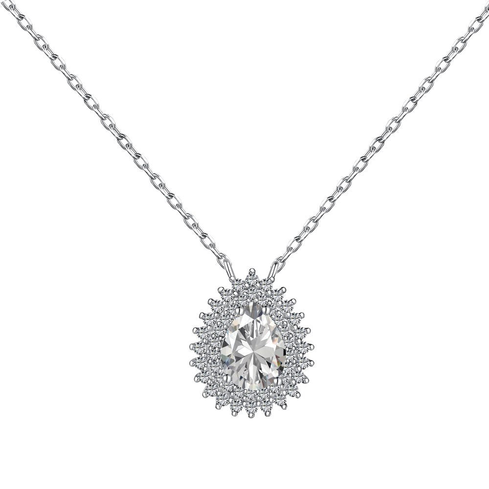 Pendant collarbone zircon necklace - Hastella.J