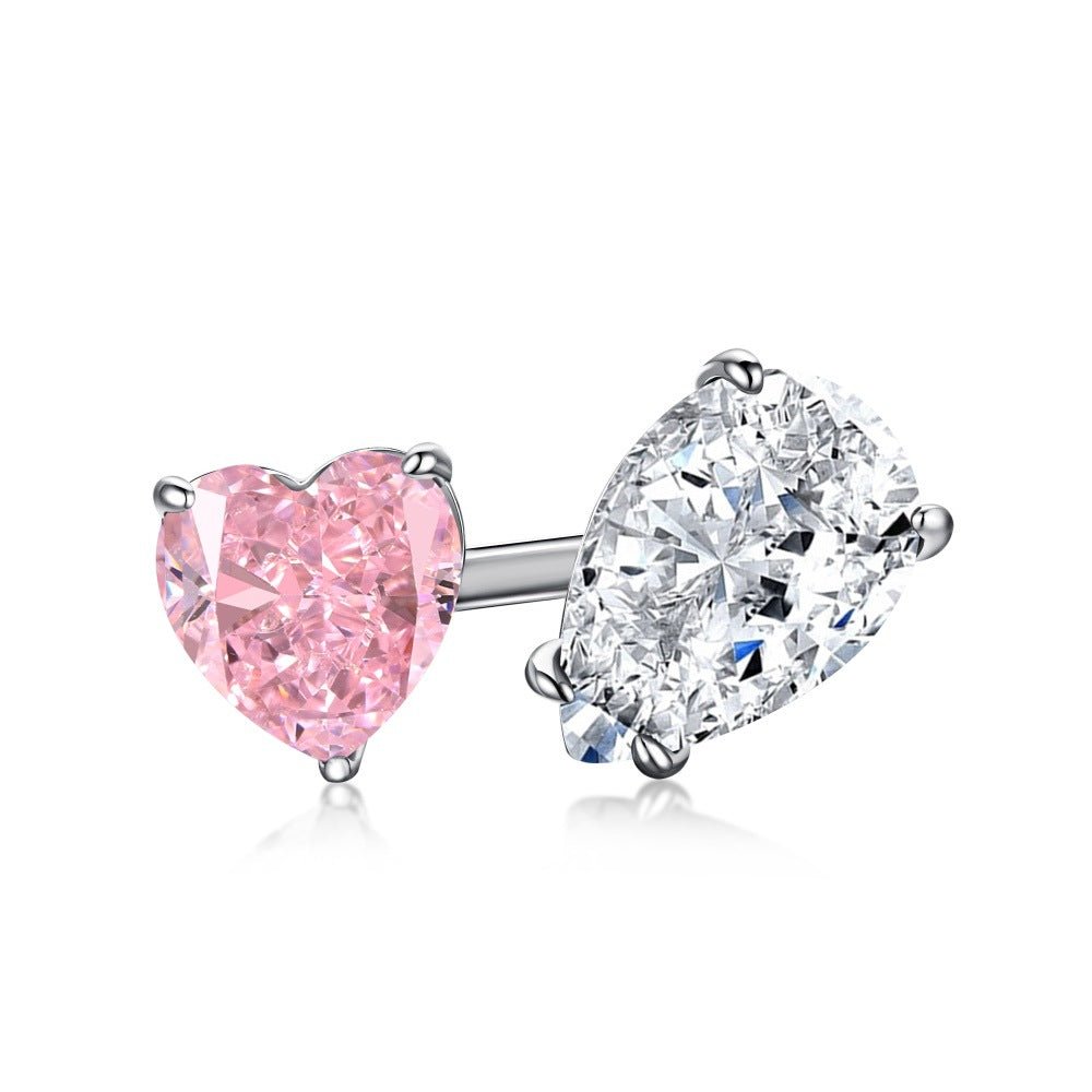 Pink love zircon ring - Hastella.J