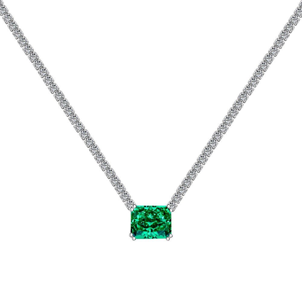 Radiant zircon necklace - Hastella.J
