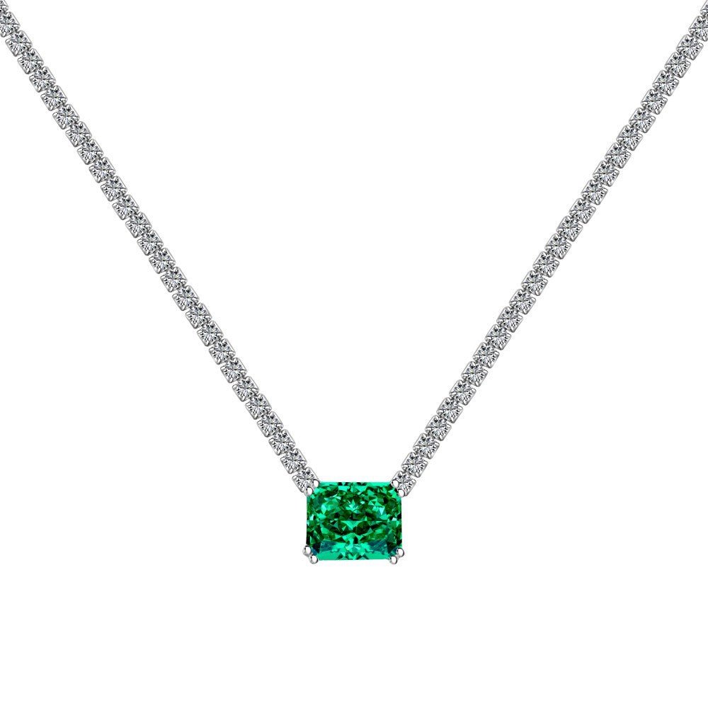 Radiant zircon necklace - Hastella.J