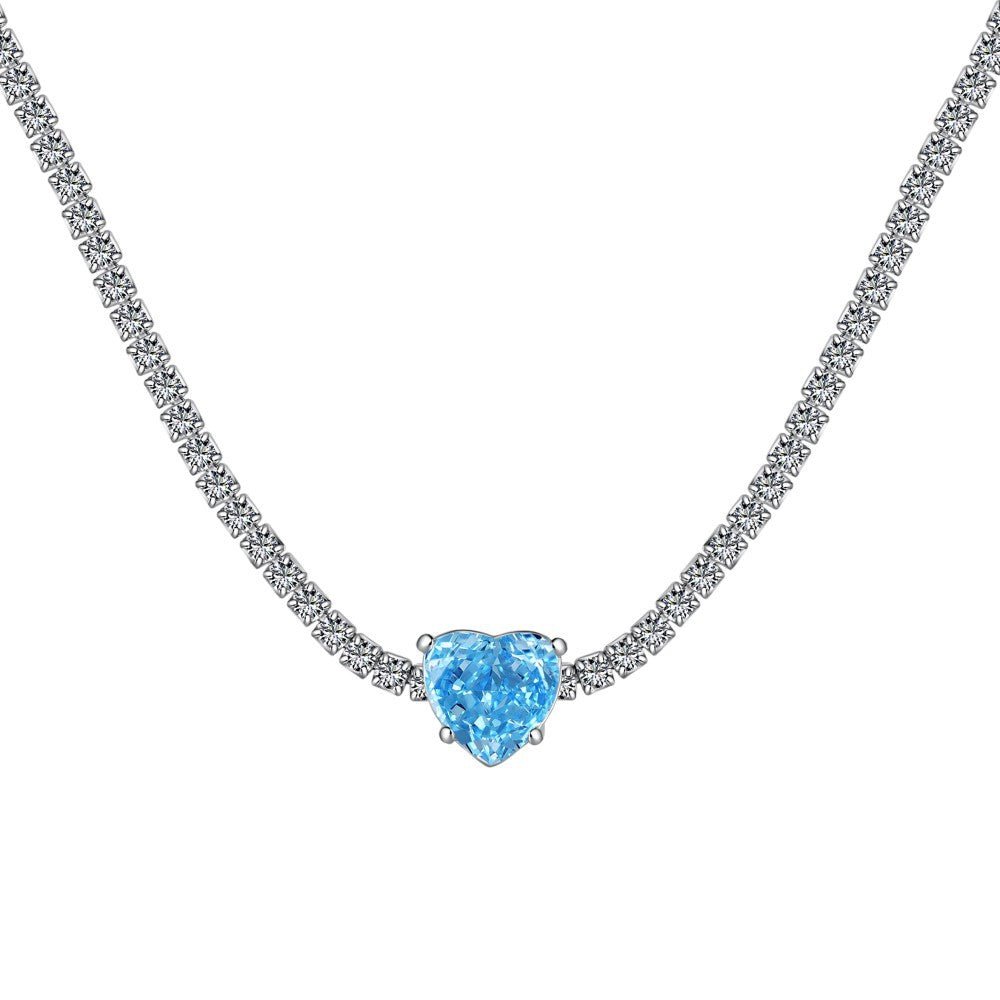 Radiant zircon necklace - Hastella.J