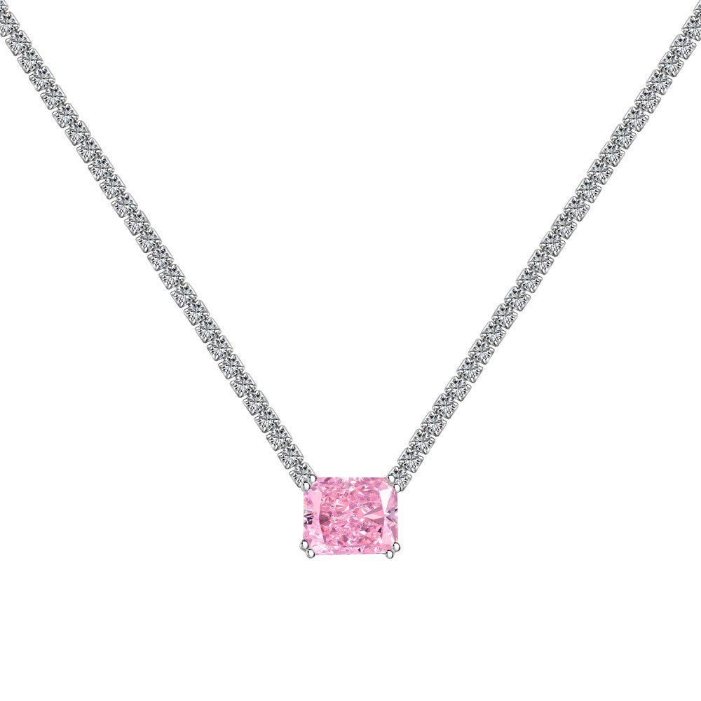 Radiant zircon necklace - Hastella.J