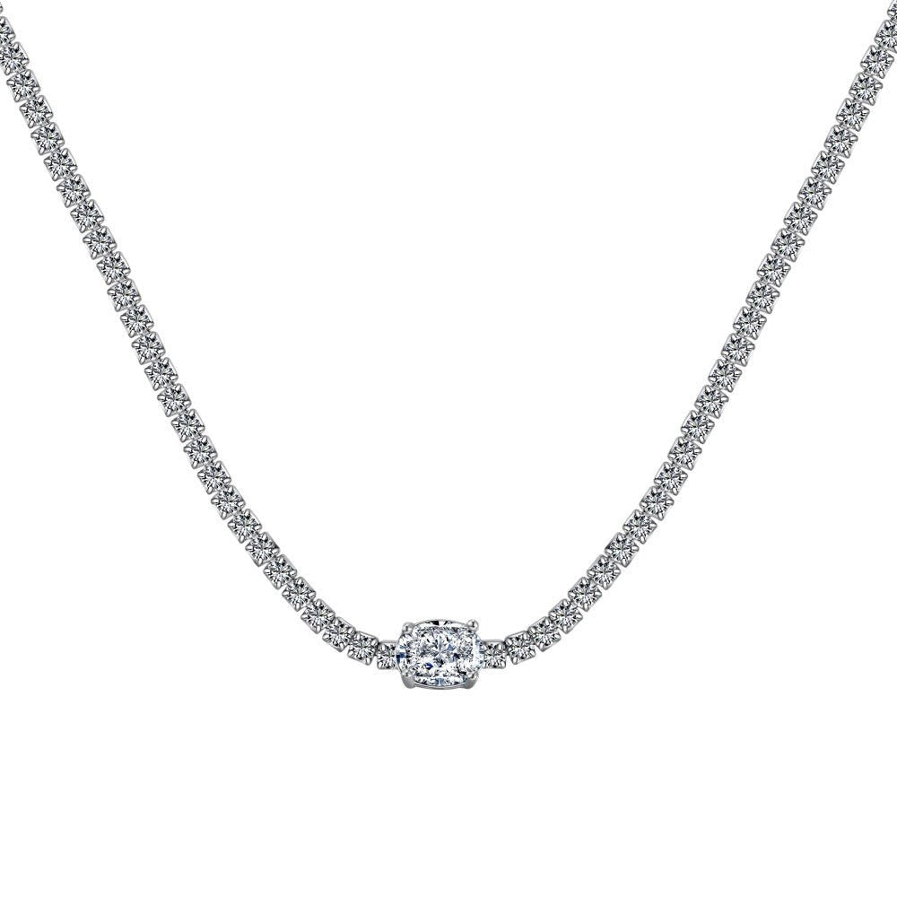 Radiant zircon necklace - Hastella.J