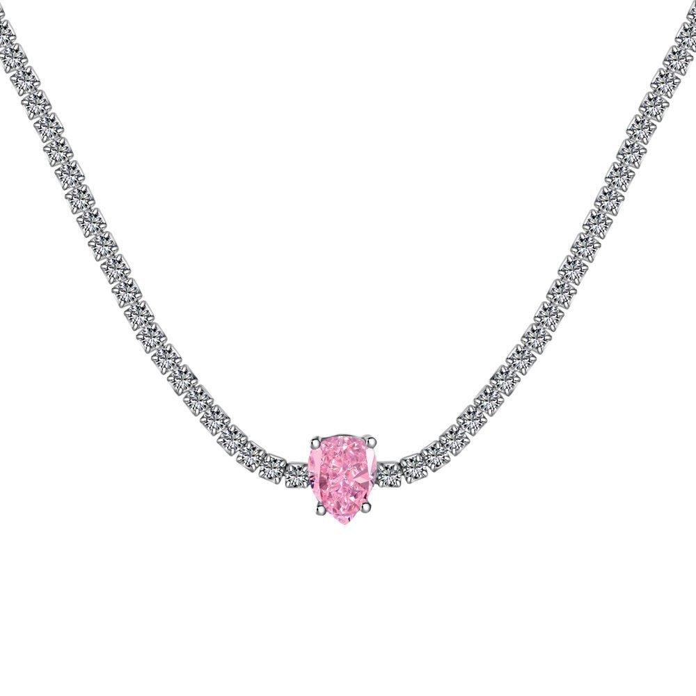 Radiant zircon necklace - Hastella.J