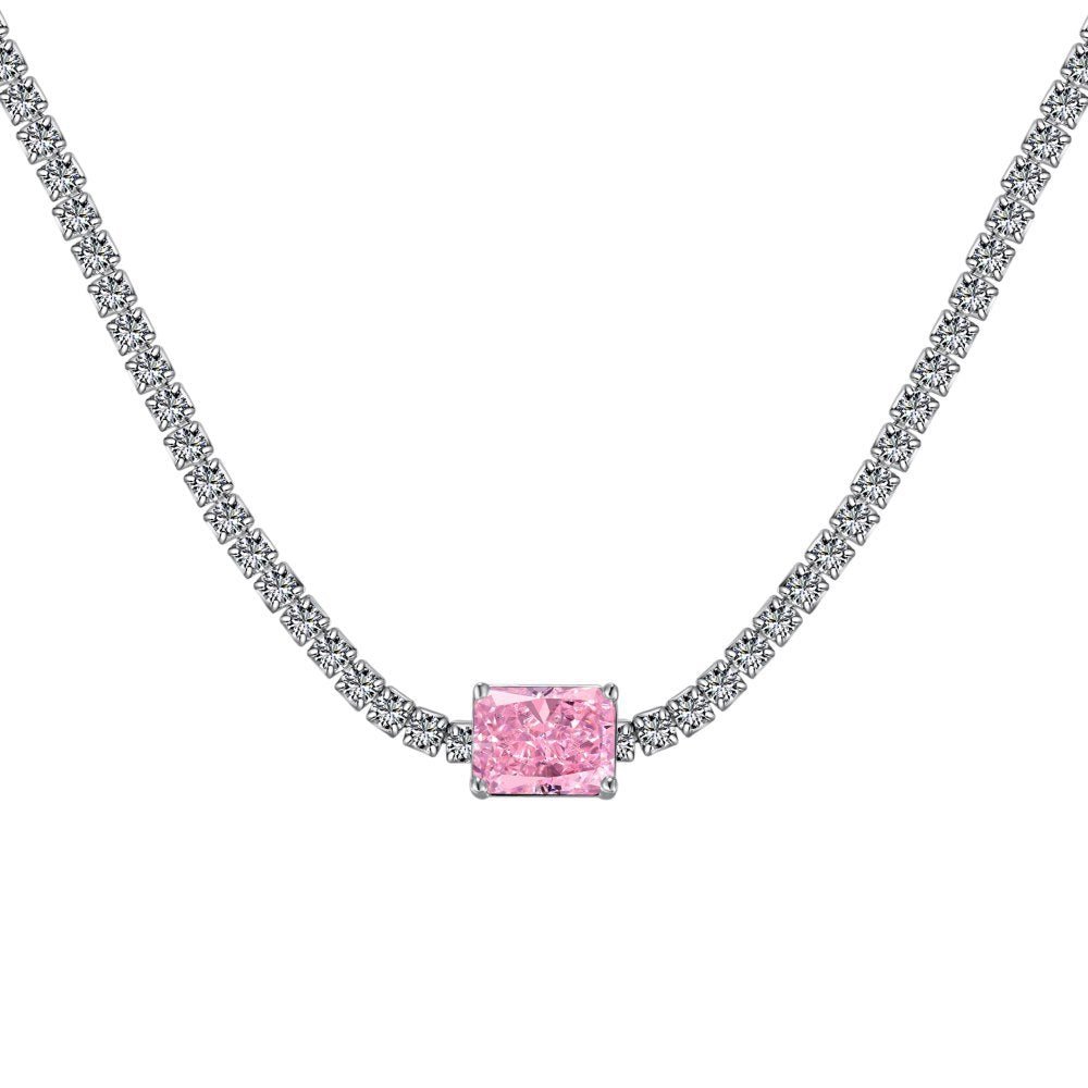 Radiant zircon necklace - Hastella.J