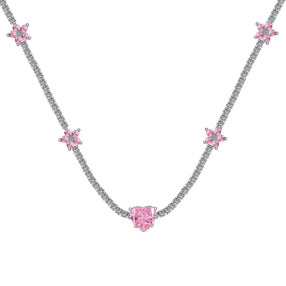 Radiant zircon necklace - Hastella.J