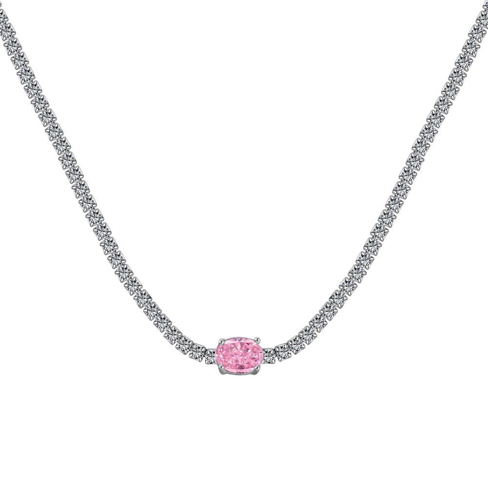 Radiant zircon necklace - Hastella.J