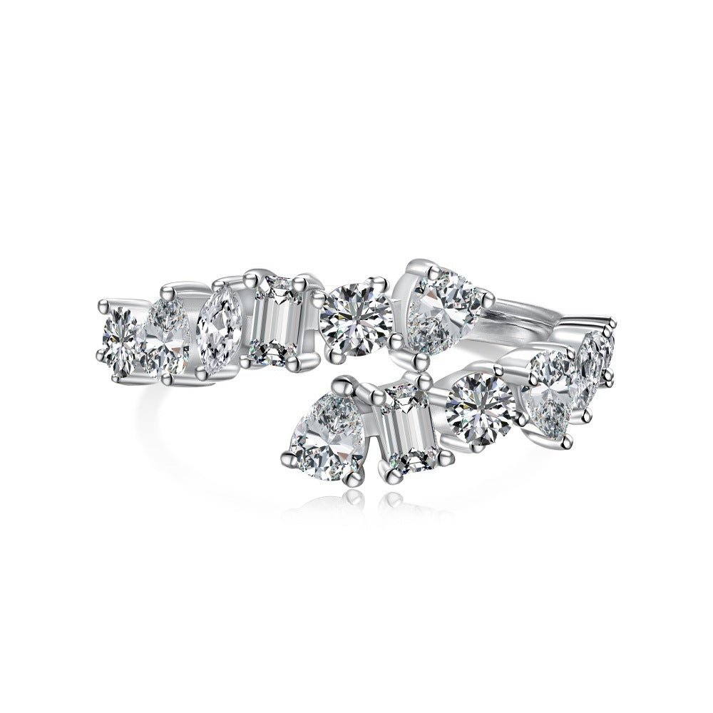 Shining Diamond Full Diamond Ring - Hastella.J