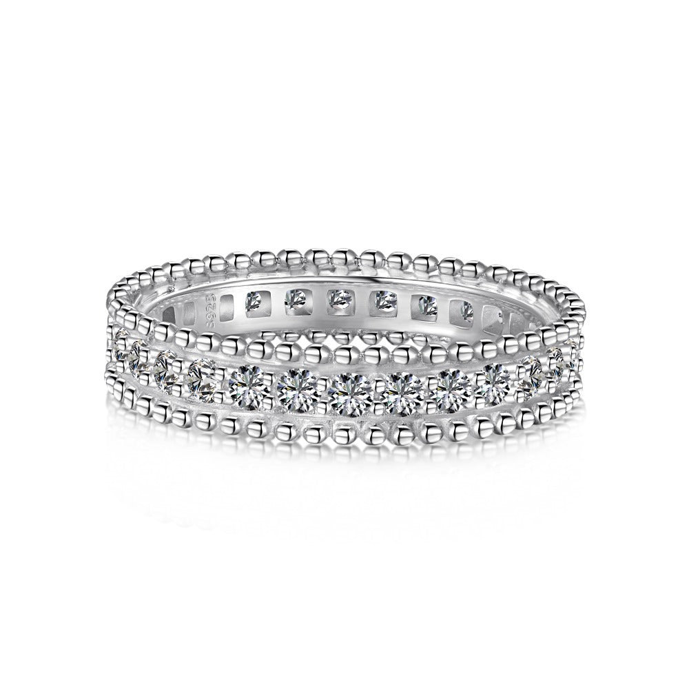 Shining Diamond Full Diamond Ring - Hastella.J