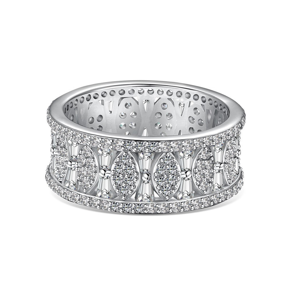 Shining Diamond Full Diamond Ring - Hastella.J