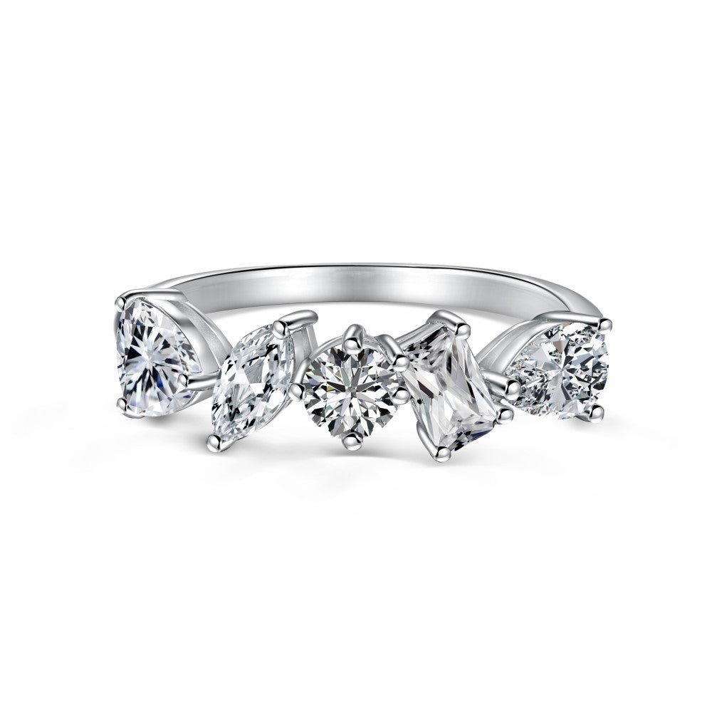 Shining Diamond Full Diamond Ring - Hastella.J