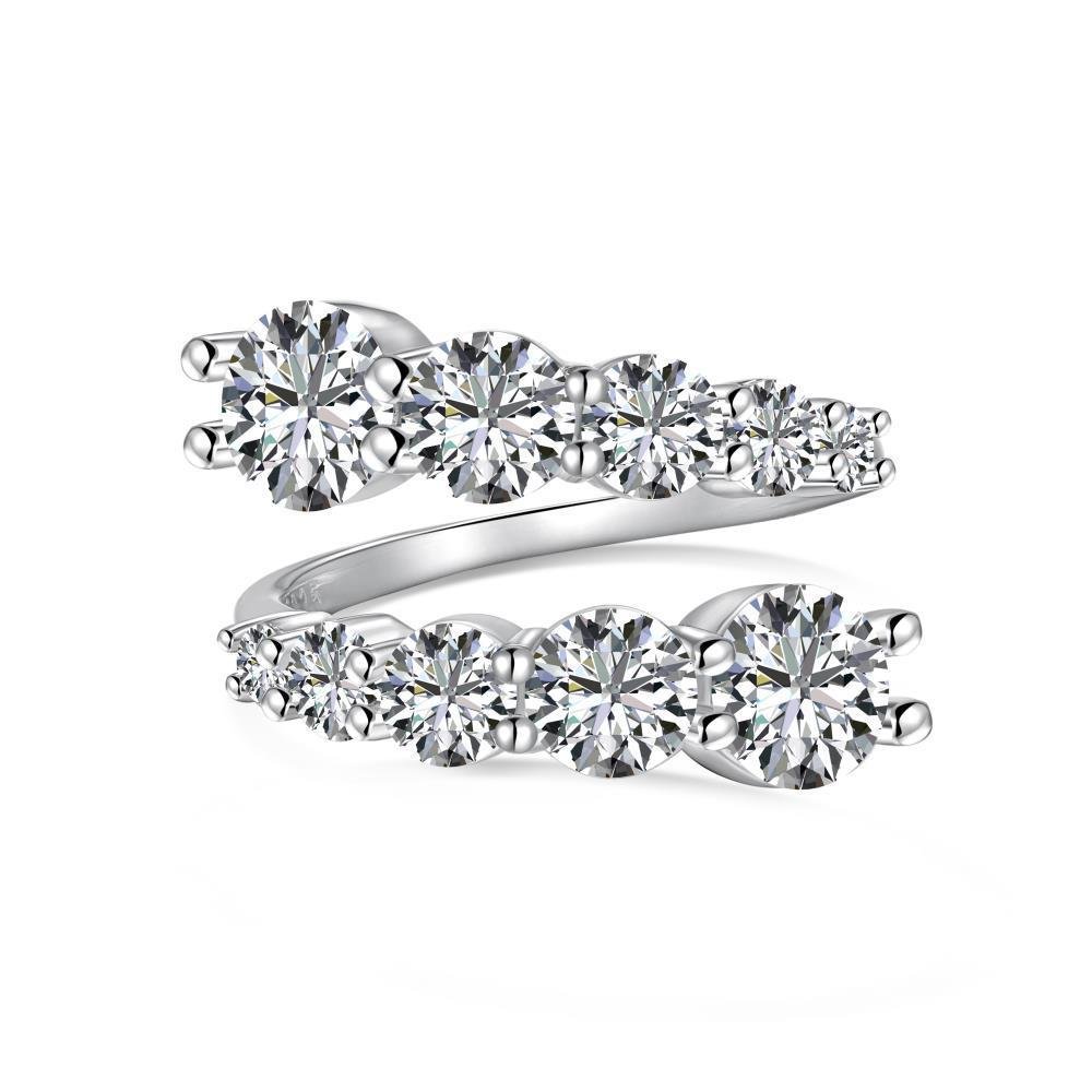 Shining Diamond Full Diamond Ring - Hastella.J