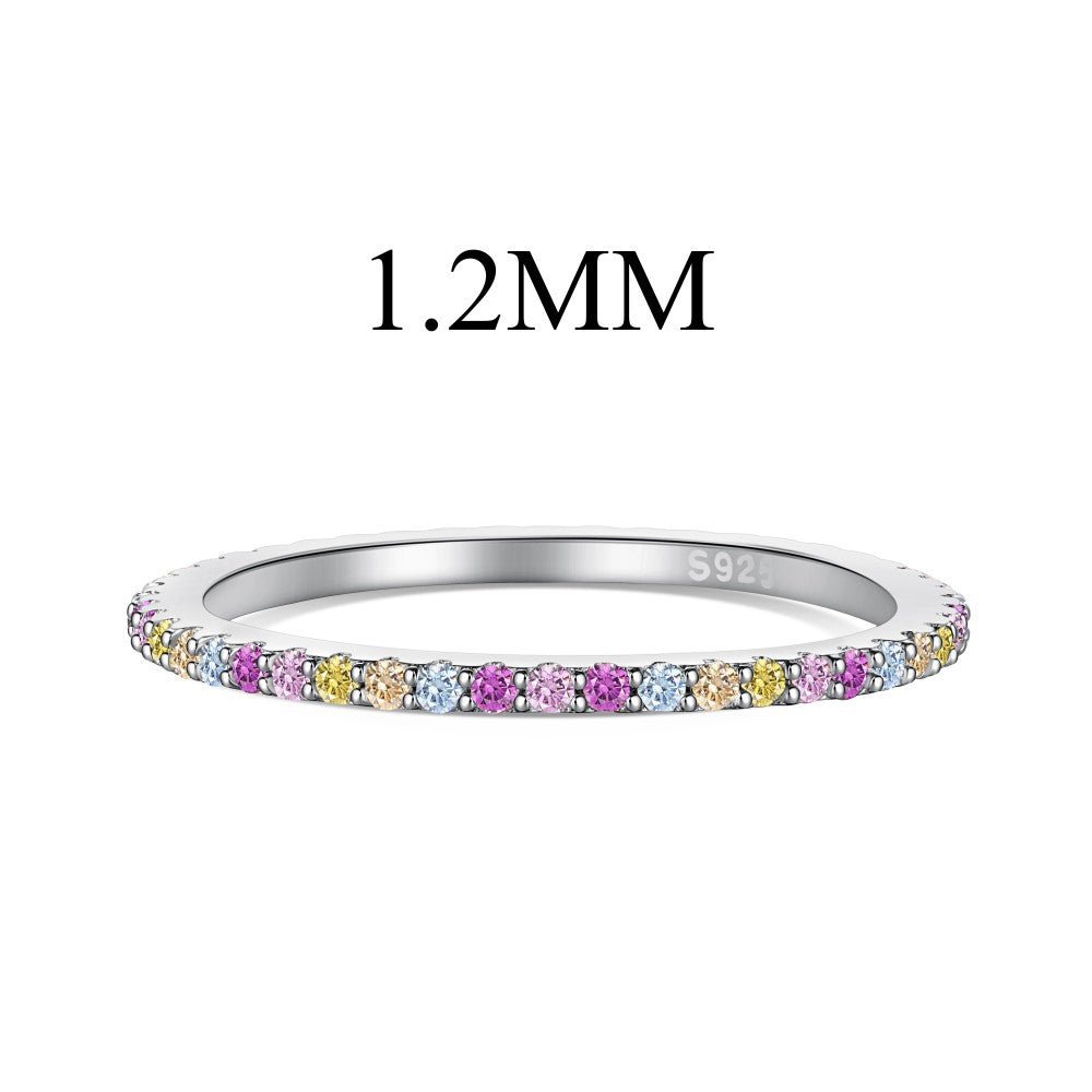 Silver full diamond dopamine ring - Hastella.J