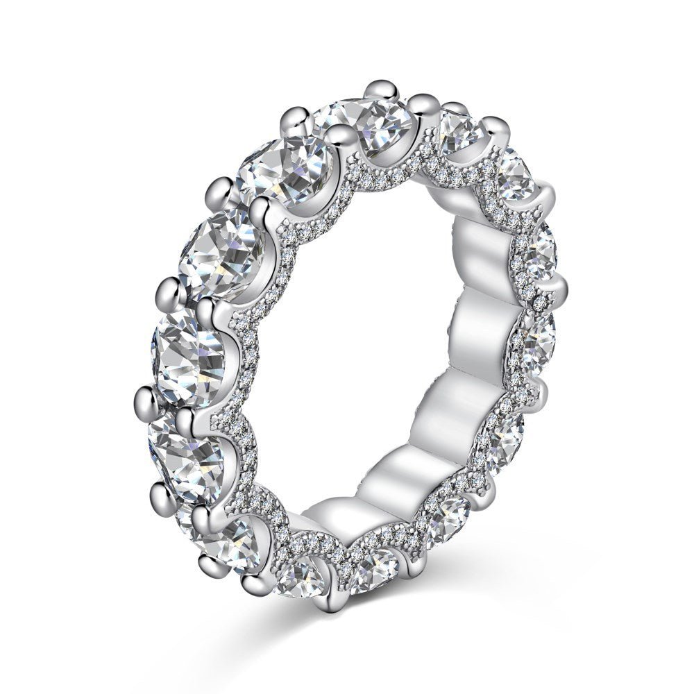 Silver zircon ring - Hastella.J