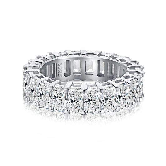 Silver zircon ring - Hastella.J