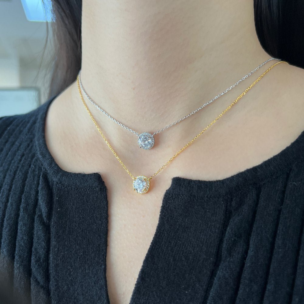 Simple and versatile shining necklace - Hastella.J