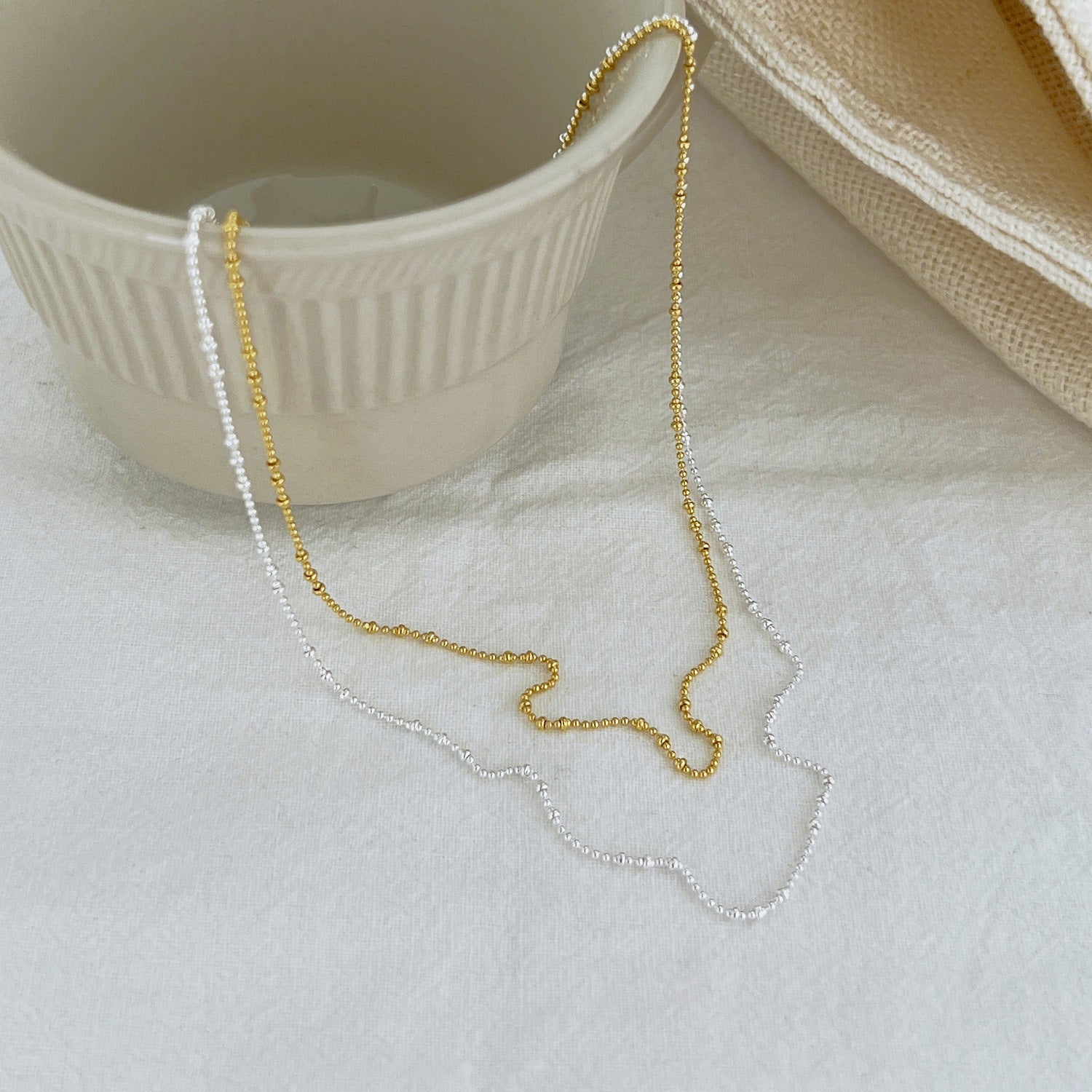 Simple design necklace - Hastella.J