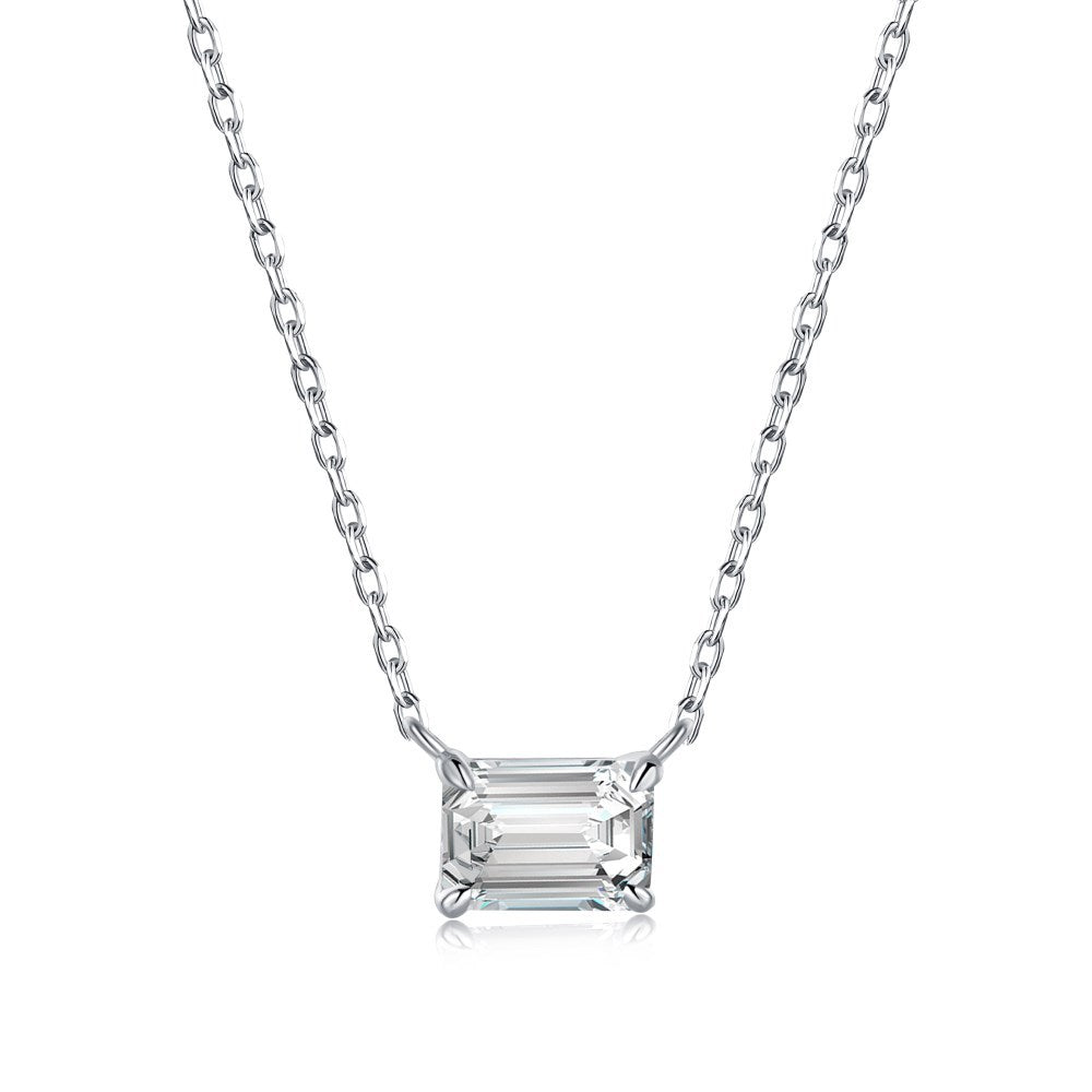 Simple design versatile pagoda cut necklace - Hastella.J