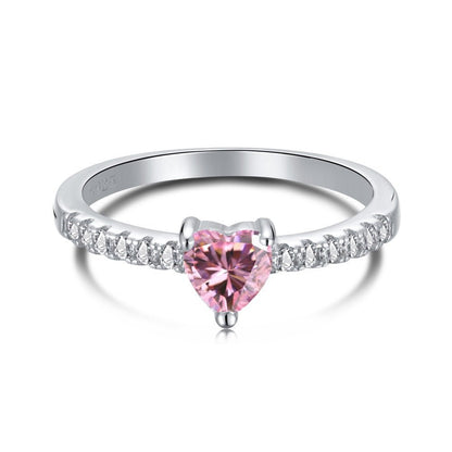 Simple Heart-Shaped Ring - Hastella.J