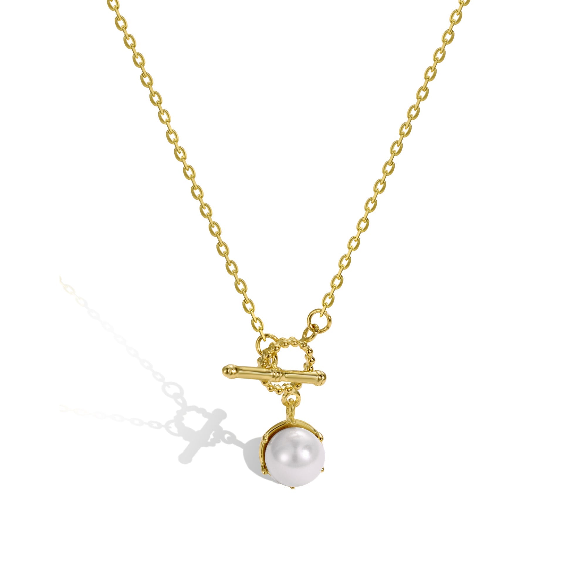 Simpy pearl necklace - Hastella.J