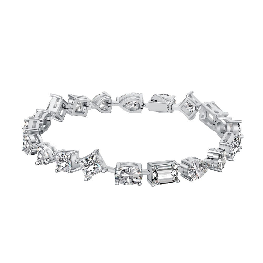 Special-shaped Diamond Tennis Bracelet - Hastella.J