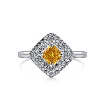 Ring size US #6 /yellow