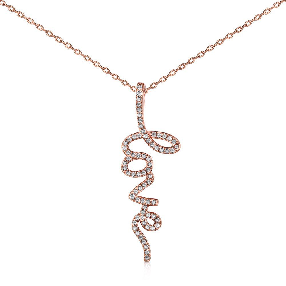 Sterling silver love necklace