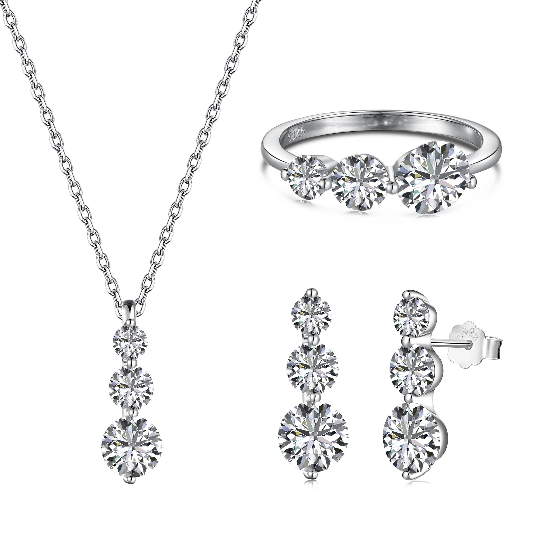 Three-Piece Zircon Set